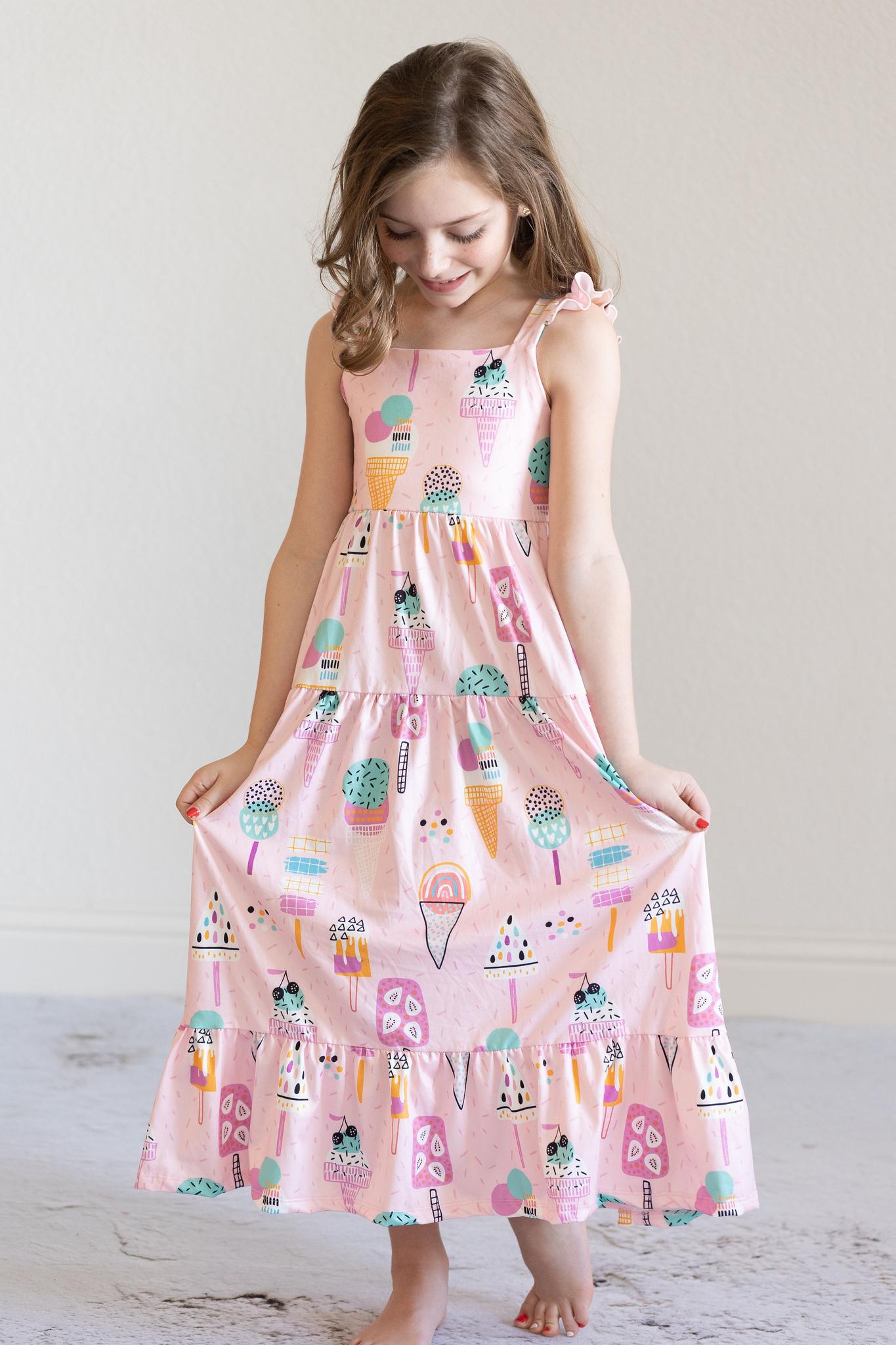 Mila & Rose What's the Scoop Ruffle Maxi Dress Mila & Rose What's the Scoop Ruffle Maxi Dress