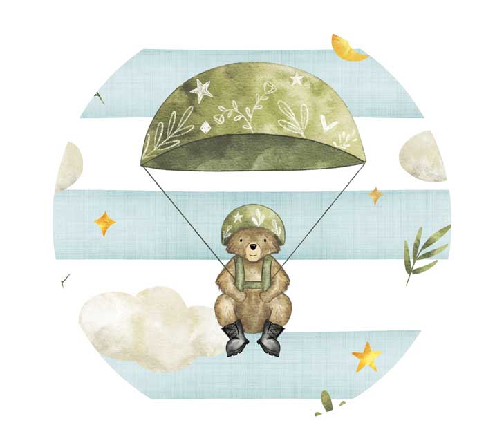 Little Snuggles Bear-a-Trooper Pajamas