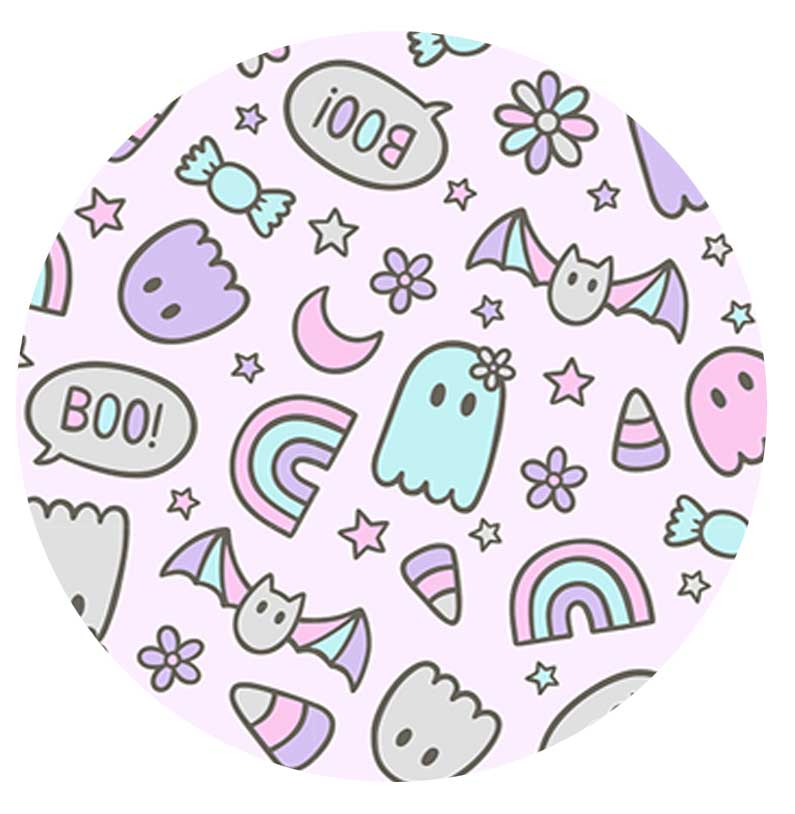 Little Snuggles Pastel Boos Bamboo Pajamas