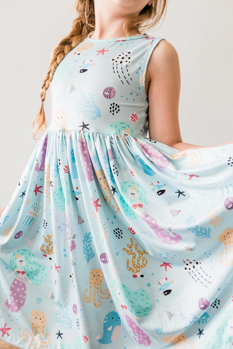 Mila & Rose Happy as a Clam Tank Twirl Dress