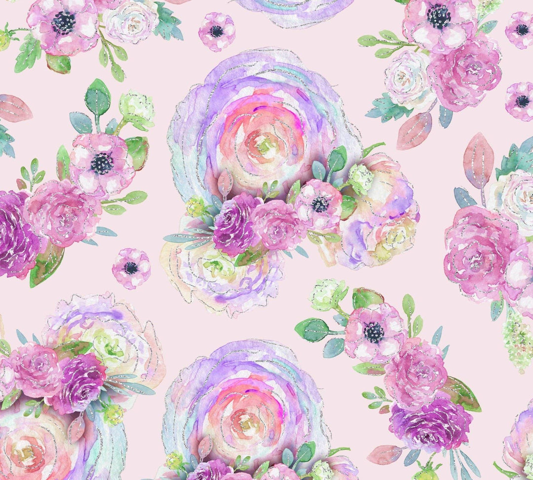Charlie's Project Flower Garden Short Sleeve Hugs Twirl Dress