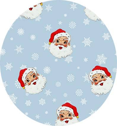 Charlie's Project Blue Santa Cloud Soft Adult Lounge Pants