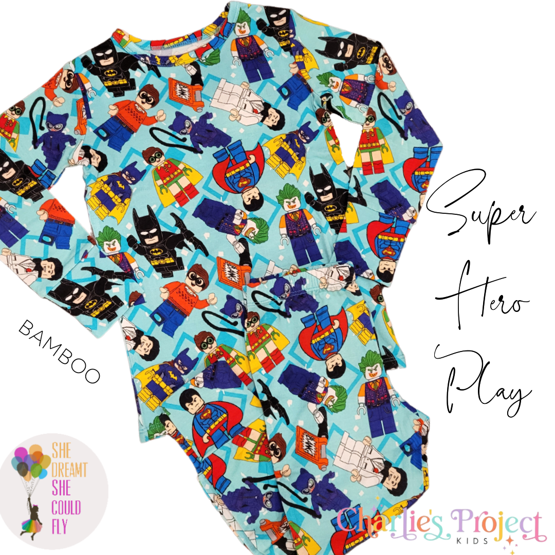 Little Snuggles Super Hero Play Pajamas