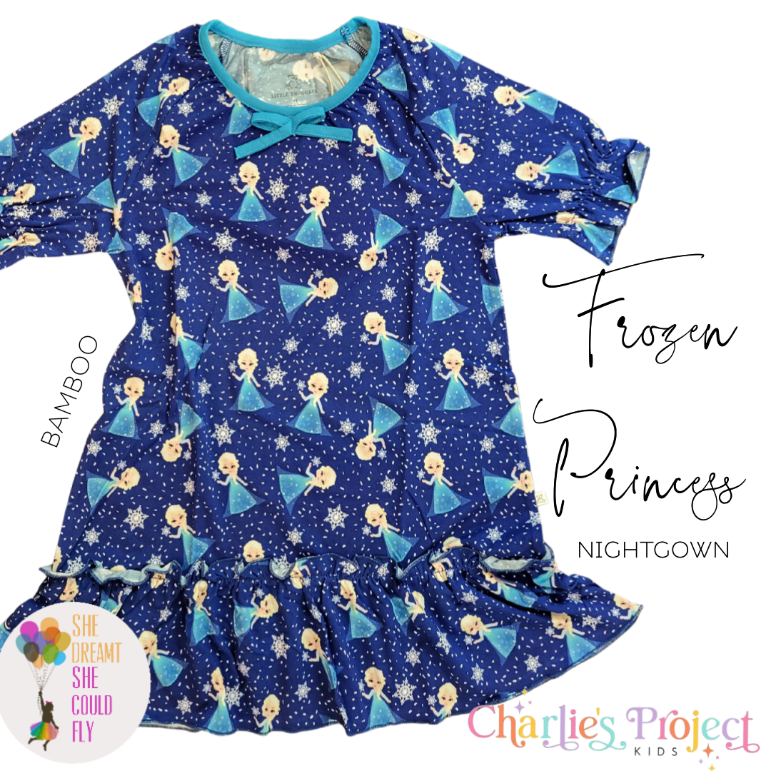 Little Snuggles Snow Queen Bamboo Slumber Gown