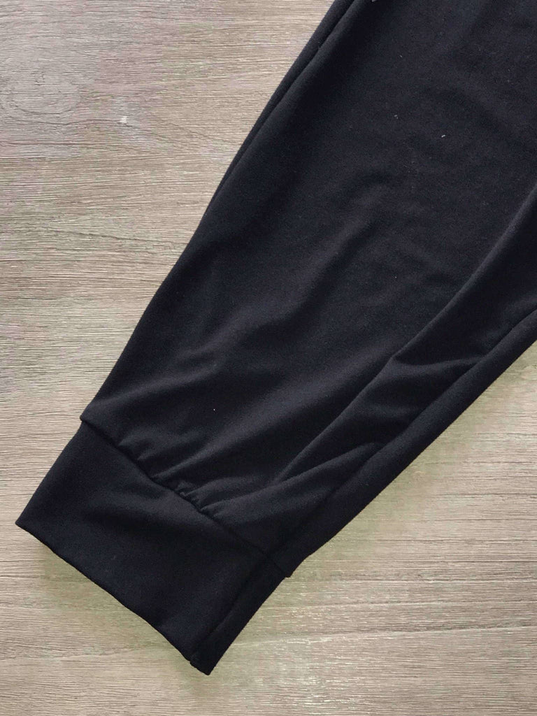 Charlie's Project Soft Comfy Black Lounge Joggers