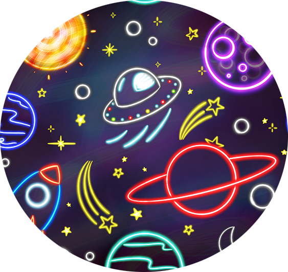 Little Snuggles Neo Space Pajamas