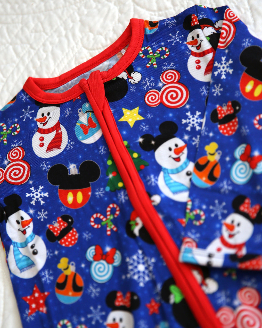 Little Snuggles Festival of Magic Bamboo Ruffle Zippy Baby Romper
