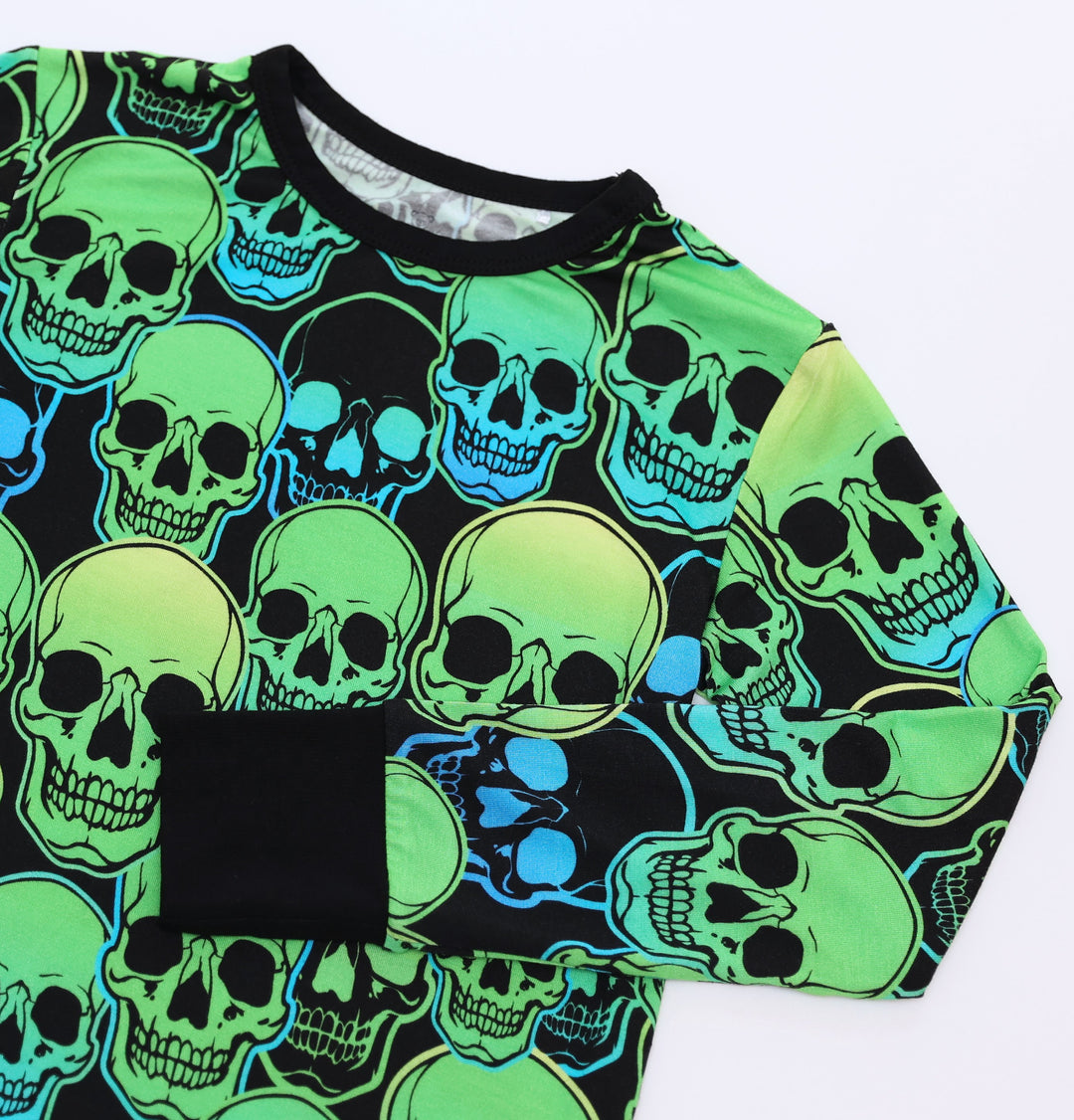 Little Snuggles Graveyard Long-Sleeve Pajamas