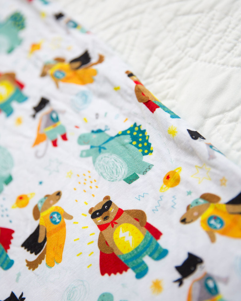 Little Snuggles Super Heros Bamboo Zippy Baby Romper