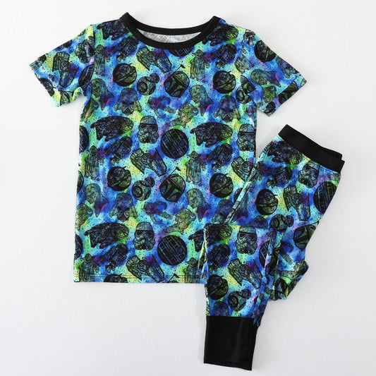 Little Snuggles Galaxy Wars Short-Sleeve Pajamas