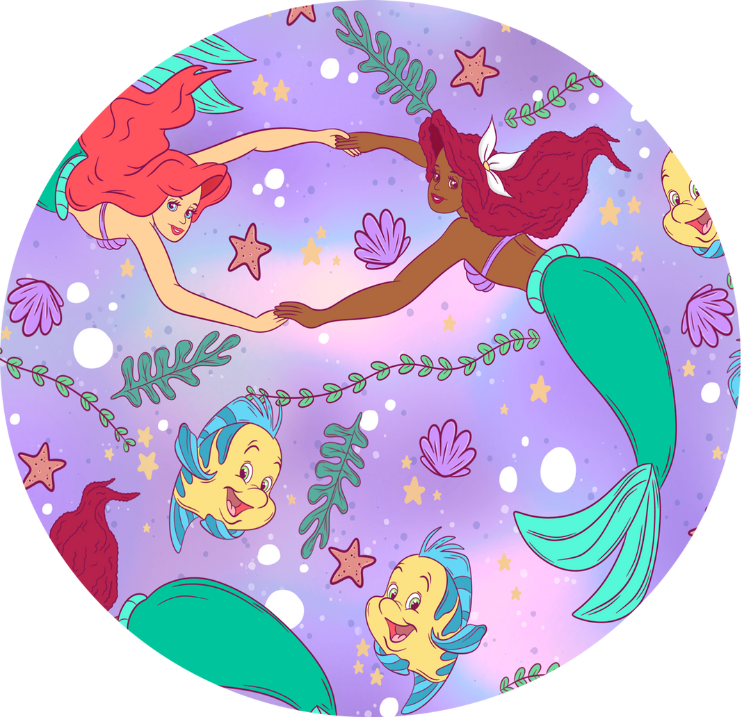 Little Snuggles Mermaids Short-Sleeve with Shorts Pajamas