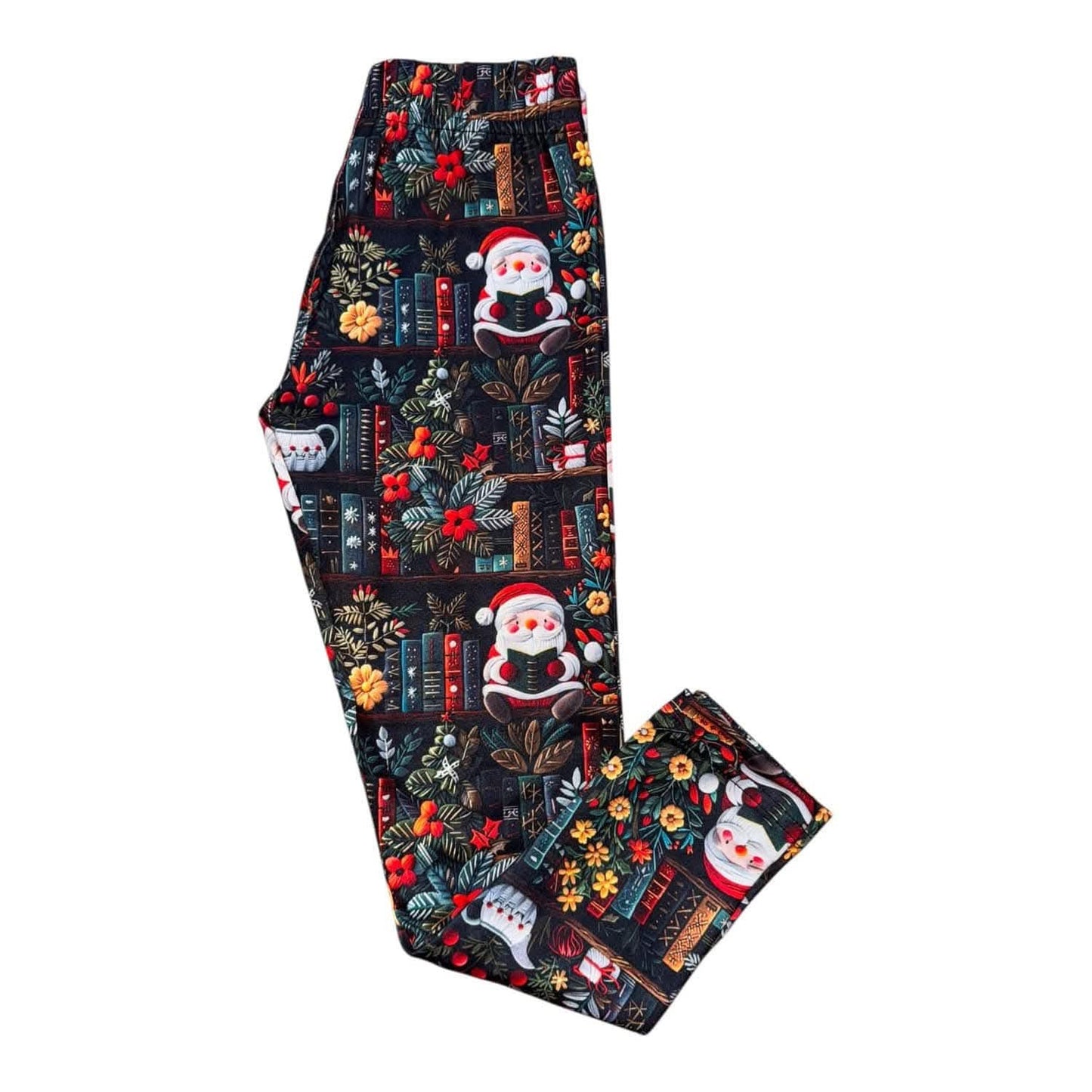 Santa's Book Nook Leggings