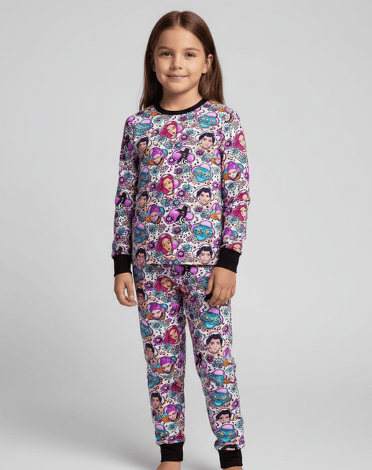 Little Snuggles Slayers Long-Sleeve Pajamas