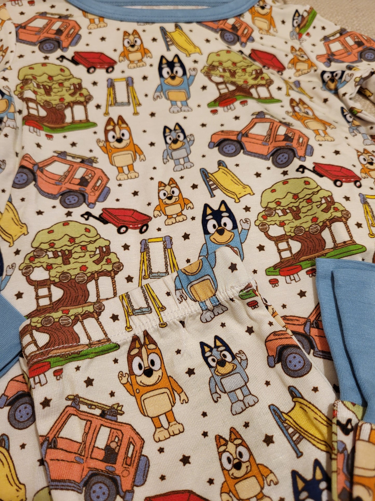 Little Snuggles Vacation Pups Bamboo Pajamas