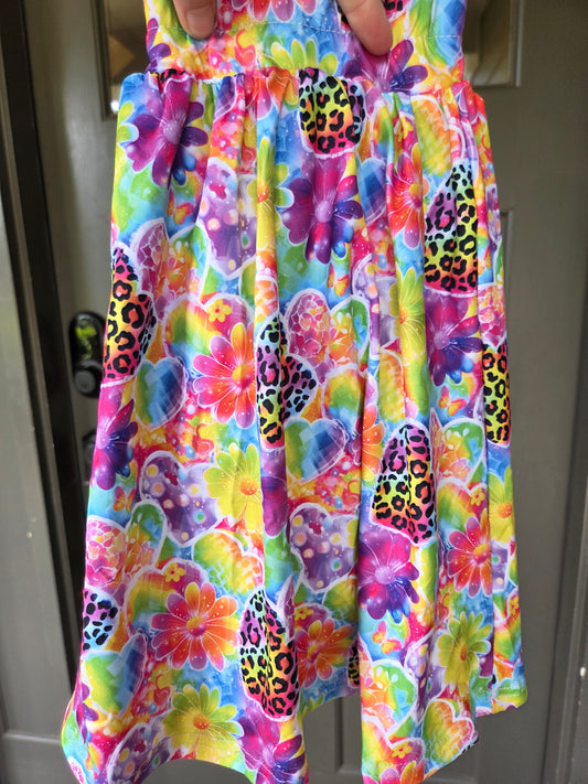 Leopard and Tie Dye Floral Love Skort