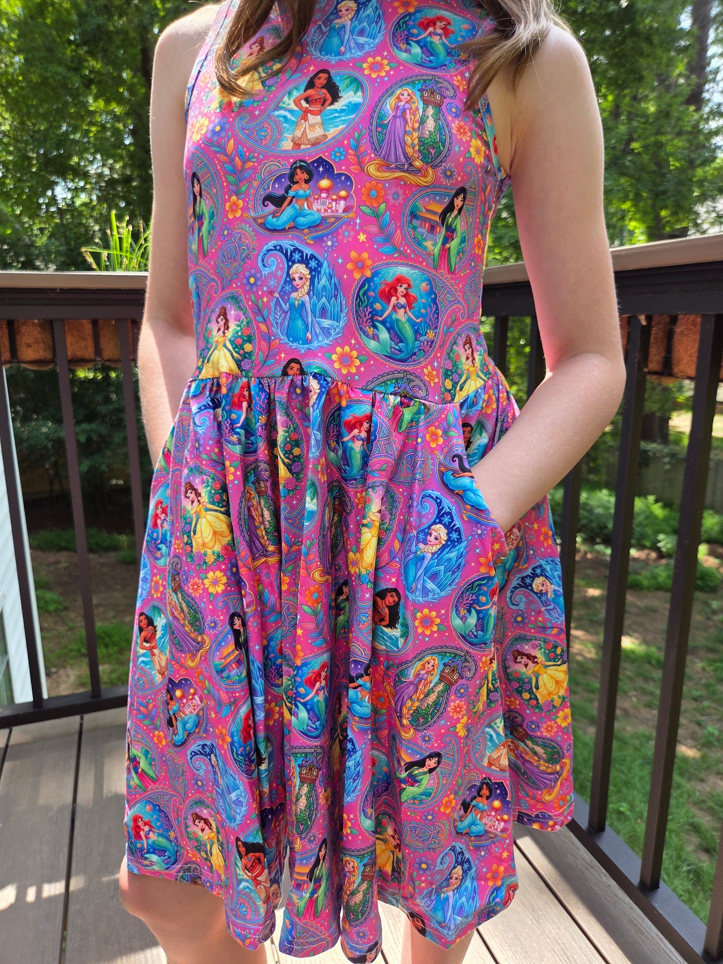 Perfect Pink Princess Tank Dress