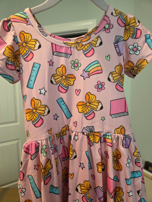 Back to School Pink Cutie Dress