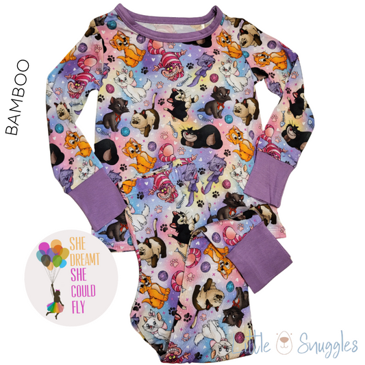 Little Snuggles Purrfect Cats Long-Sleeve Pajamas
