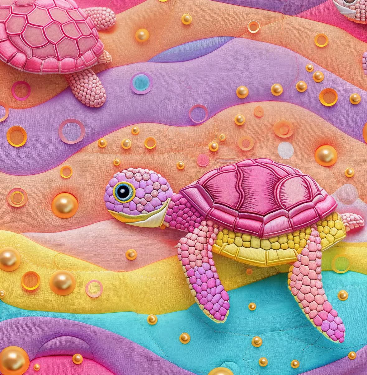 Perfectly Pearlescent Turtles Skort