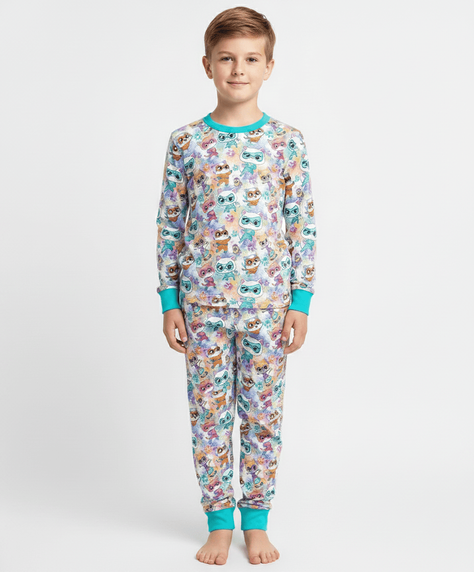Little Snuggles Kitty Power Long-Sleeve Pajamas