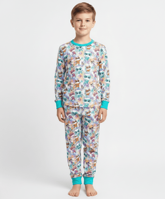 Little Snuggles Kitty Power Long-Sleeve Pajamas