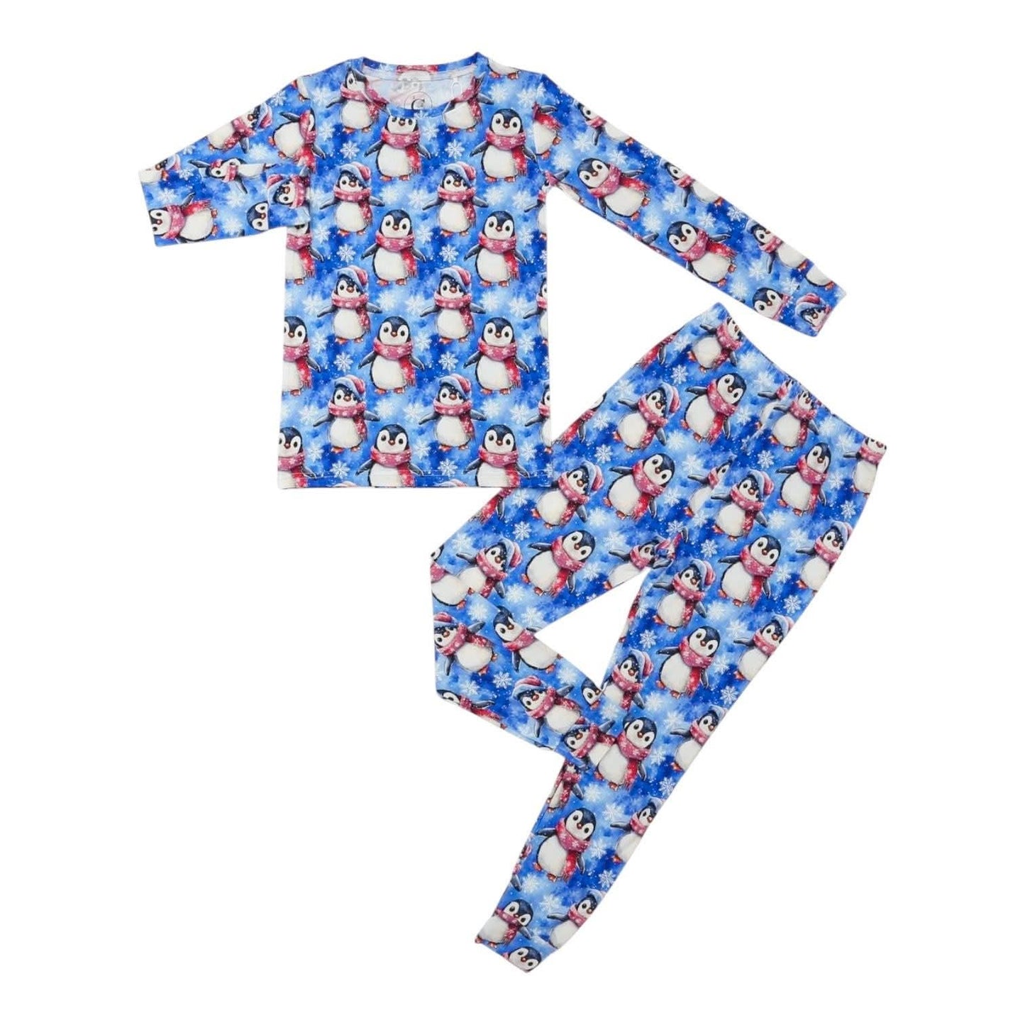Cozy Penguins Two-Piece Pajamas