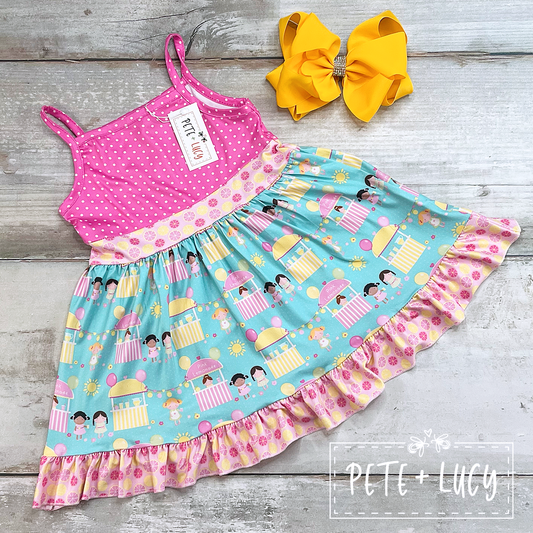 Pete + Lucy Pink Lemonade Dress