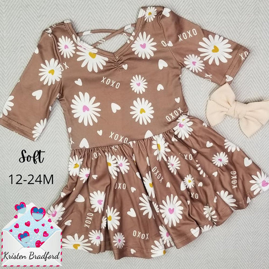 DotDotSmile You Mocha Me Daisy Ballerina Dress