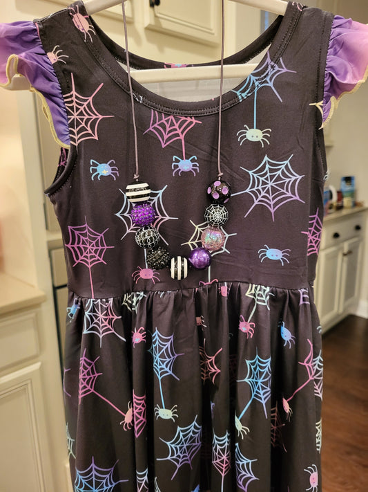 Charlie's Project Ombre Webs Flutter Tank Hugs Twirl Dress