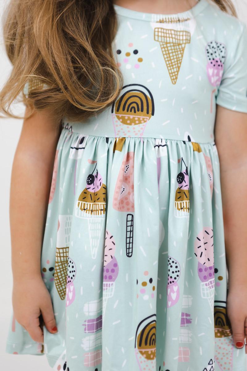 Mila & Rose Sundae Short Sleeve Twirl Dress