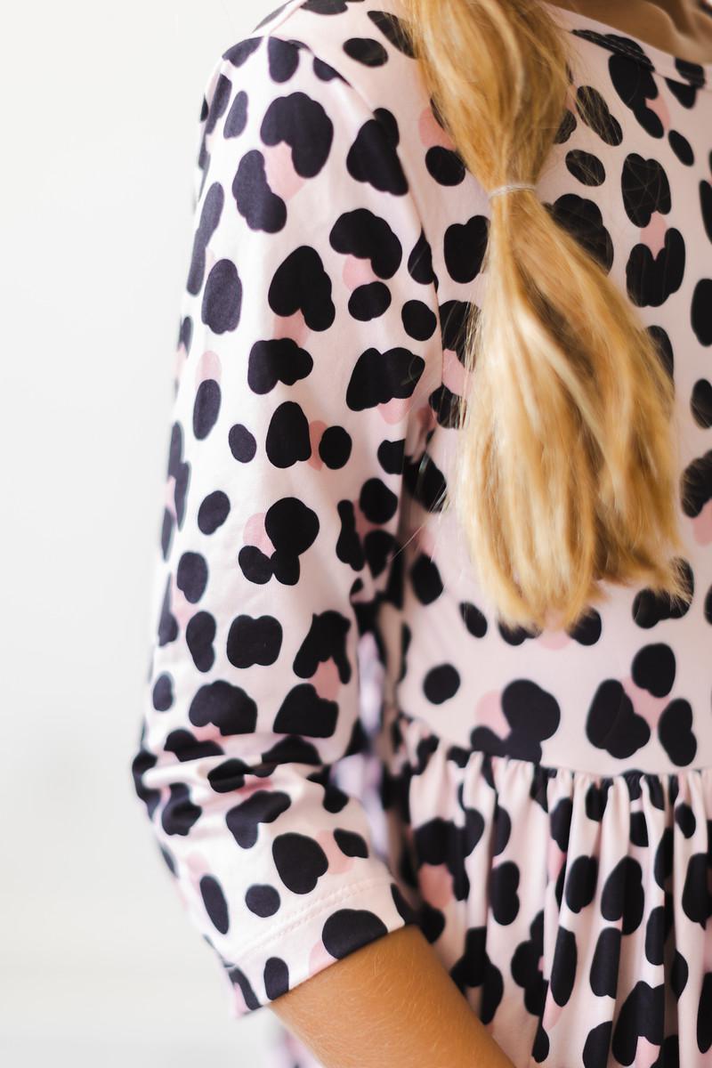 Mila & Rose On the Wild Side 3/4 Sleeve Pocket Twirl Dress