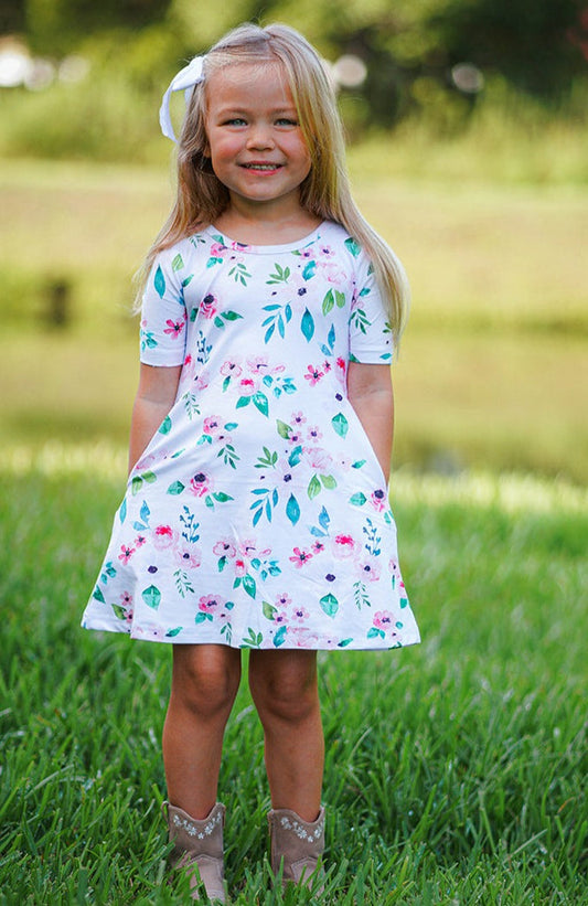 Charlie's Project Precious Rose Petals T-Shirt Dress