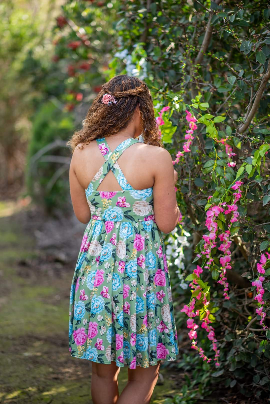 Love & Sprinkles Classic Rose Elegance Crossback Tank
