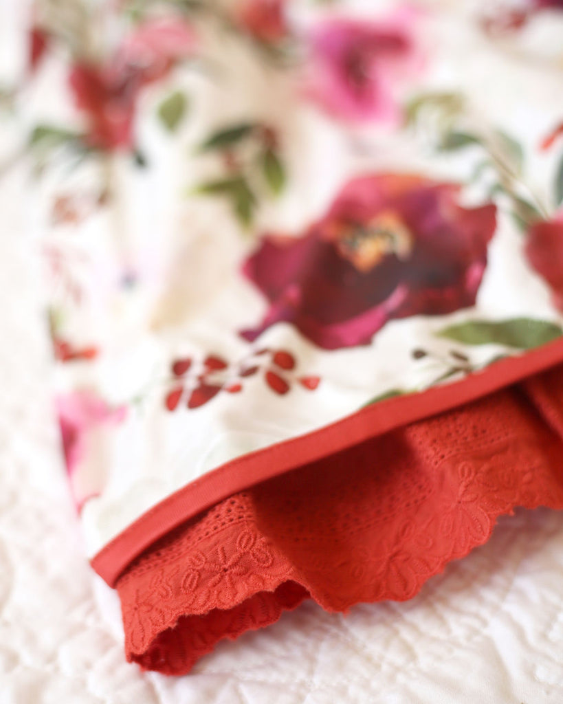Charlie's Project Cranberry Roses Lace Hugs Twirl Dress
