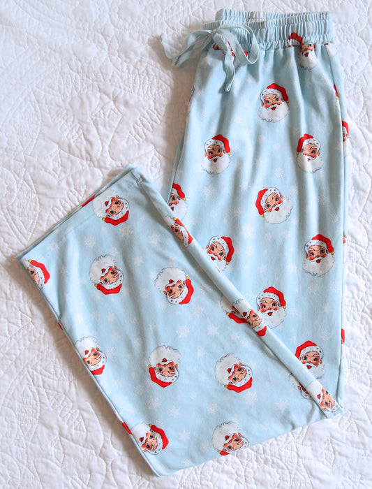 Charlie's Project Blue Santa Cloud Soft Adult Lounge Pants