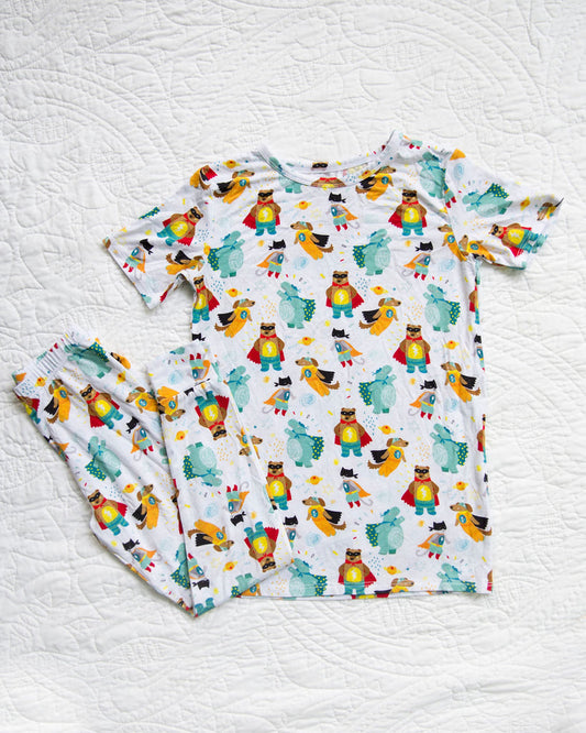 Little Snuggles Super Heros Pajamas