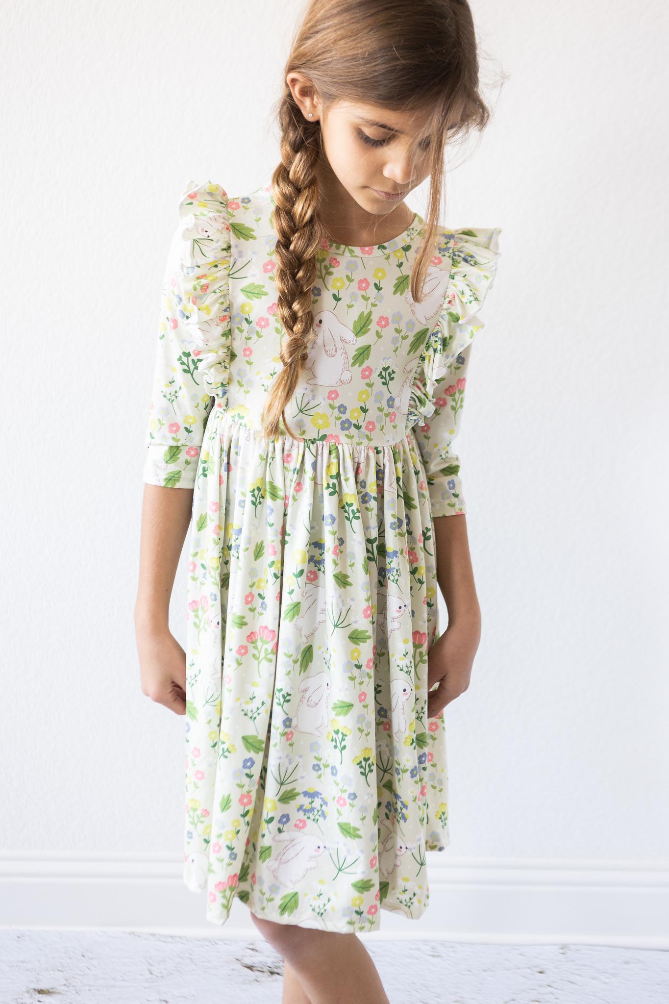 Mila & Rose No Bunny Like You Ruffle Twirl Dress