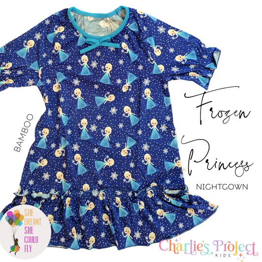 Little Snuggles Snow Queen Bamboo Slumber Gown